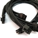 XFX 1000w Platinum Pro Premium Single Sleeved Modular Cables Set (Black)
