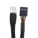 Floppy Drive FDD 4-Pin Power Sleeved Extension Cable (50cm)