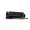 Flat Snap-Close Nylon Cable Clamp Adhesive Back - 4.5cm Black