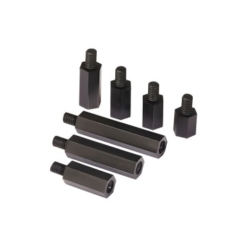Premium Nylon66 M3 Motherboard Hex Black Standoff