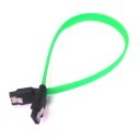 SAS/SSD High-Speed 6Gbps SATA3 SATA III Cable High Density Sleeved (UV Green)