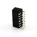 14-Pin ATX Power Male Header Connector - 90% Angled - Black