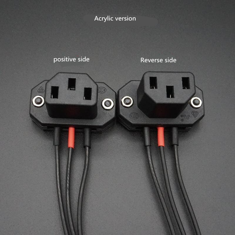 Computer Case Extension Cord Power 90 Degree Angle Extension Cord 40cm