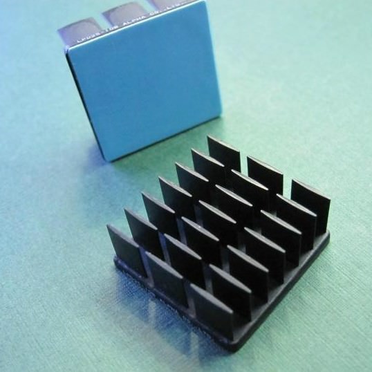 25mm Square X 10mm High Alpha Heat Sink 17 8 C W