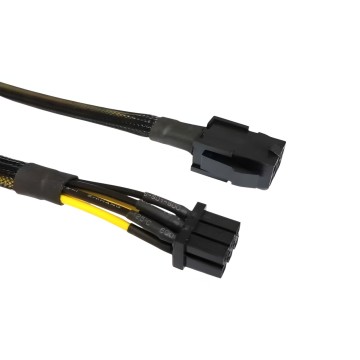Special Mini Low Profile 6 Pin to 6 Pin PCIE Extension Cable 15cm