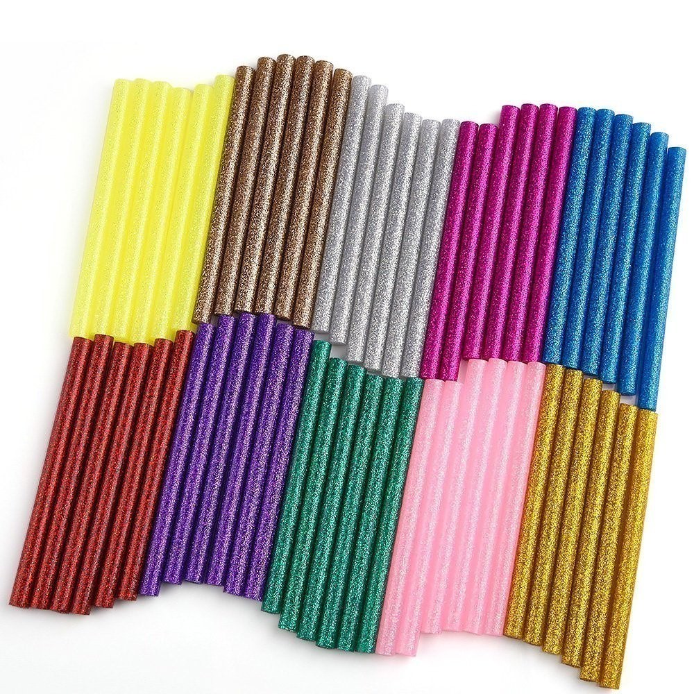 Glossy Color Hot Glue Sticks 7mm 10 Colors