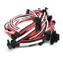 Cooler Master V Series Premium Individually Sleeved (Single Sleeved) Modular Cable Set (Black/Pink/White)