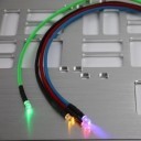 3mm / 5mm Super Bright LED Bulb Lighting Flexible Sleeved Cable (35cm)