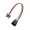 Mini 6 Pin to Standard 4 Pin PWM Fan Cable Adapter for Dell R7515