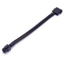 Premium Sleeved 4-Pin Molex to 6-Pin PCI Express Adapter Cable (20cm)