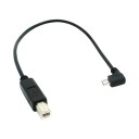 Micro USB Male to USB Type B Male Adapter Cable 30cm