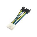 Dual 4 Pin PWM Fan to 6 Pin Fan Header Adapter Cable for ASRock Rack