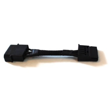 4-Pin Molex to SATA Power Adapter Sleeved Cable