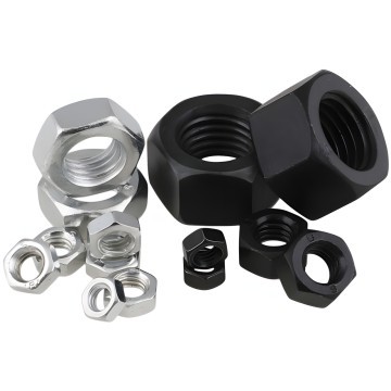 M3 Hex Lock Nut - Silver Carbon Steel
