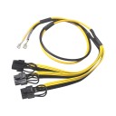 Triple 8 Pin PCIE Split Power Cable for Dell 2950