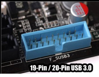 USB 3.0 19 Pin 20 Pin Male IDC Connector Box Header PCB Connector - MODDIY
