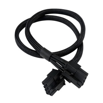 Uni Sleeved CPU EPS Modular Cable Black for Cooler Master MWE Gold