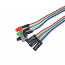 Power-SW HDD-LED Power-LED 2-Pin Motherboard Internal Header Cable (50cm)