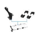 GPU Cooling PCI Slot Vertical Fan Mounting Kit Metal Bracket 3 Fans
