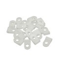 High Quality Wire Saddle - 3.3mm in Cable Clip - White