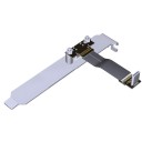 USB 3.2 Gen 2x2 20G Type C Male to Female Panel Mount Angled Cable