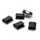 Black Cord Clips 13mm 16mm