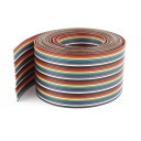2.54mm Pitch Dupont 40-Pin Rainbow Flat Ribbon Cable