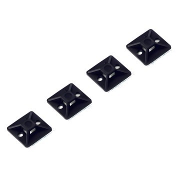 Self Adhesive Black Tie Mount