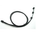 Seasonic Platinum 520 Fanless Single Sleeved 3xSATA Modular Cable (Black)