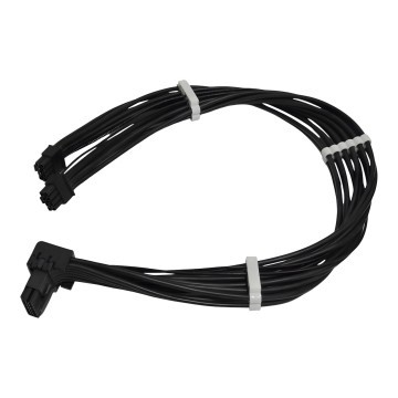 ATX 3.1 PCIe 5.1 H++ 8 Pin to 12V-2X6 16 Pin Angled Cable for Corsair Type 5