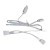 Motherboard Standard ARGB 3 Pin 5V to 3x NZXT HUE2 AER2 Adapter Cable