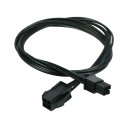 Single Braid 4 Pin PSU EPS Extension Cable 50cm Black