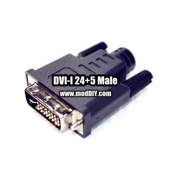 DVI-I Dual Link (24+5) Male Connector