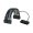 Dual Power Supply Adapter Cable Black
