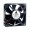 Delta 12vdc 80mm x 25mm 8025 Case 3-Pin Fan