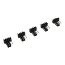 4 Pin 3 Pin Male Fan Connector Black