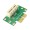 Gold Plated Premium PCIE 1X 90 Degree Right Angle Riser Card
