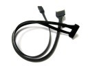 SATA II Combo Data Power Cable (50cm) Sleeved