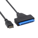 CY SATA 22Pin SSD HDD 2.5 Inch to USB 3.0 Motherboard 19Pin 20Pin Header Cable 50cm 
