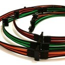 Premium Tailor-Made Single Sleeved 6-Pin to 4 x 90° SATA Modular Cable 