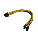 Supermicro 8 Pin EPS12V to 2 x MicroFit 8 Pin Cable for ASRock BC250