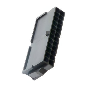 modDIY ATX 24 Pin Male Connector Housing (Black)