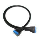 USB 3.0 19-Pin (10*2) Female to Female Internal Header Cable