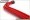 Premium Silicone Wire Single Sleeved 6 Pin PCI-E Extension Cable (Red)