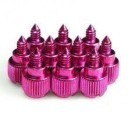 M3.5 Easy Grip Anodized Aluminum Thumbscrew - Pink (4 Pack)