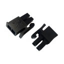 PSU Modular Power Supply 2 Pin Connector with Pins Black