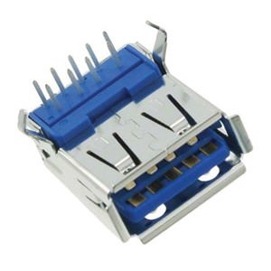 USB 3.0 Type-A 9-Pin Female Connector AF for PCB Mount