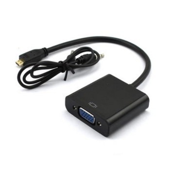 Micro HDMI to VGA MonitorTV & Stereo Audio Adapter Converter Dongle