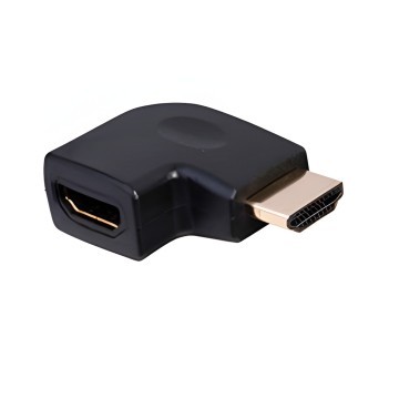 HDMI Left Angled Adaptor with Gold Plated Connector