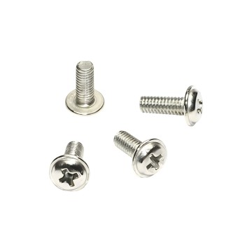PWM4 x 10mm Silver Screws PWM4X10